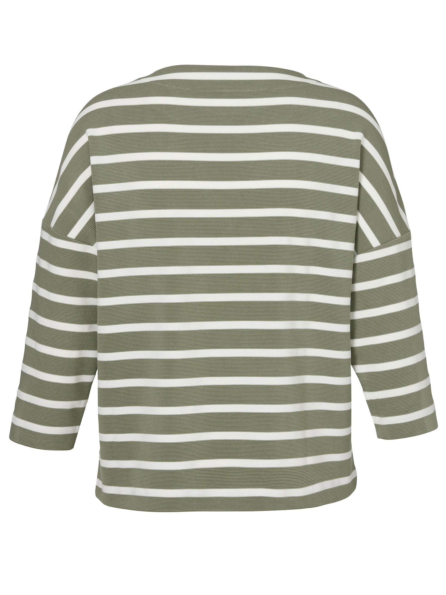 Strickpullover aus Viskosemix - 530950-salbei / ecru - Grün