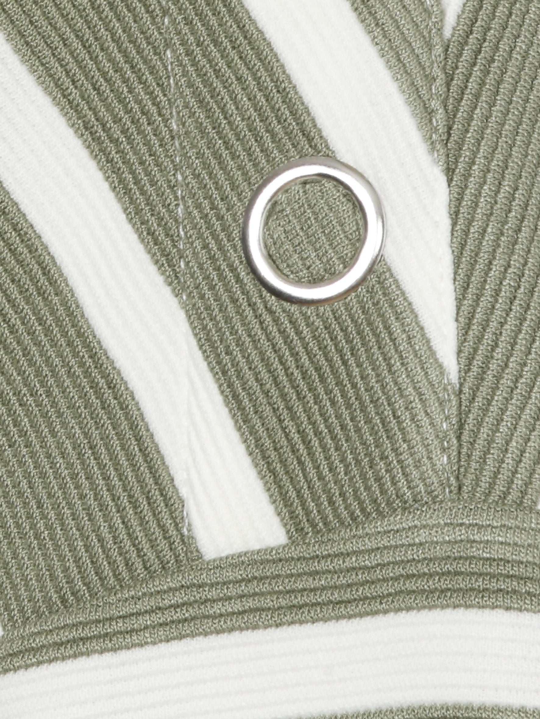 Strickpullover aus Viskosemix - 530950-salbei / ecru - Grün