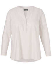 Bluse aus Baumwollmix - 687-rose multicolor - Rosa