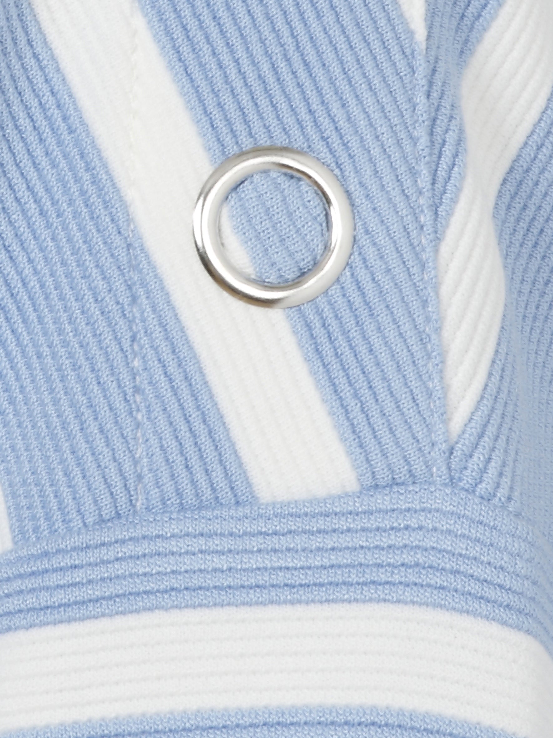 Strickpullover aus Viskosemix - 870950-hellblau / ecru - Blau