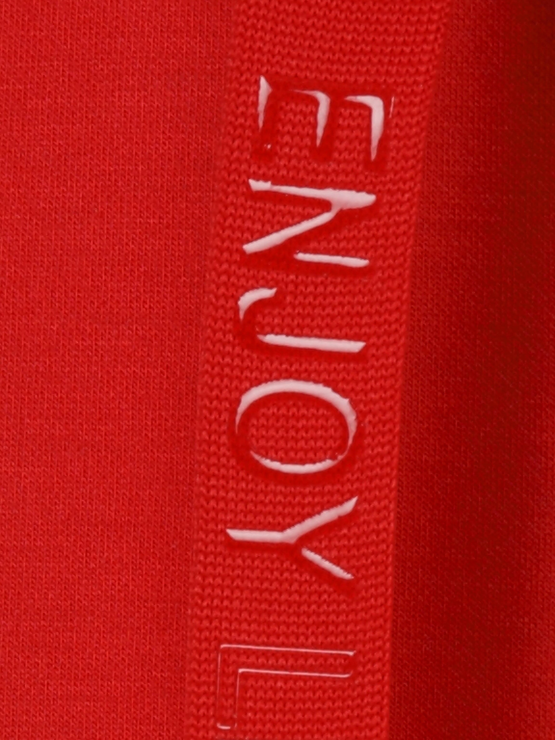 Sweatjacke mit Kapuze - 350171-rot / silber mel - Rot