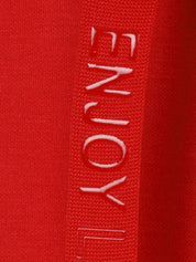 Sweatjacke mit Kapuze - 350171-rot / silber mel - Rot