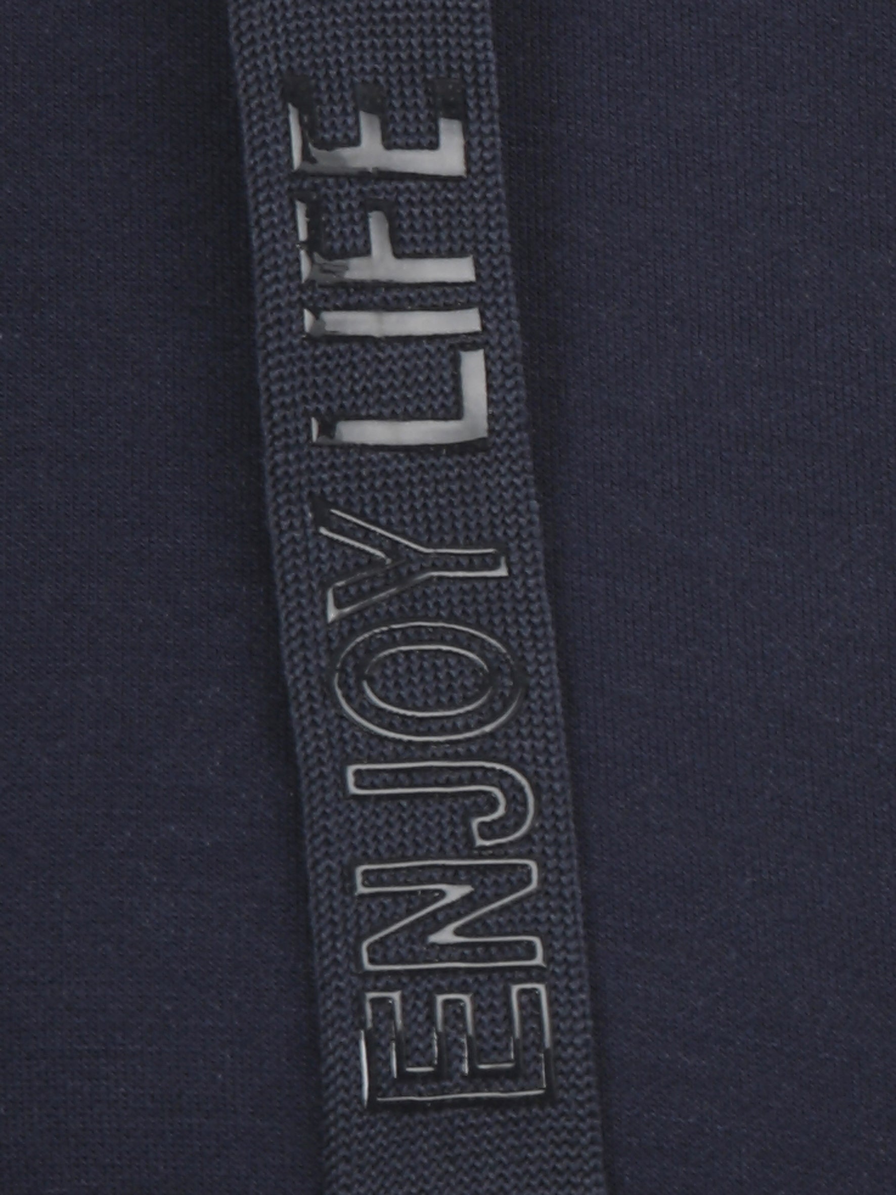 Sweatjacke mit Kapuze - 800171-marine / silber mel - Blau