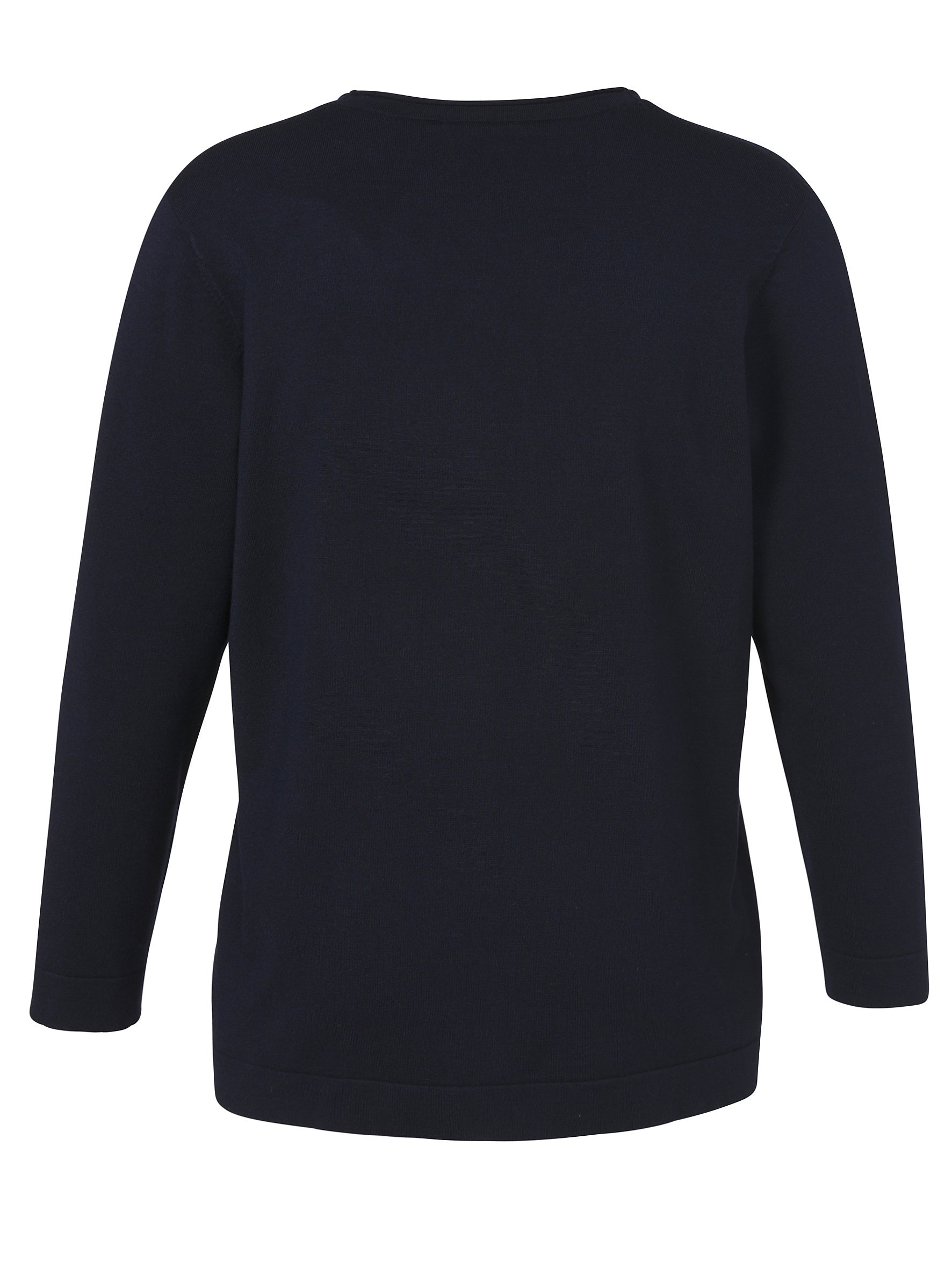 Strickjacke aus Viskosemix - 800-marine - Blau