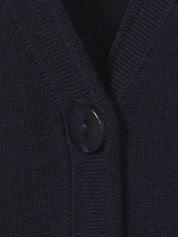 Strickjacke aus Viskosemix - 800-marine - Blau