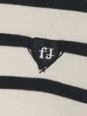 Sweatshirt gestreift aus Baumwolle - 804794-navy / butter - Blau | Weiß