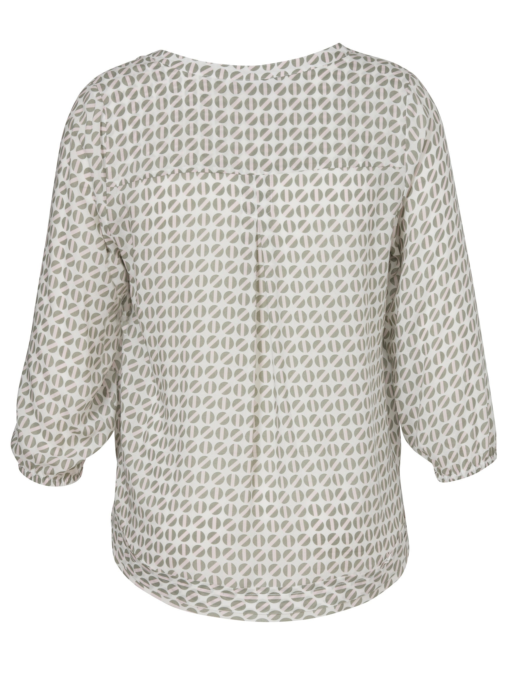 Bluse aus Viskose - 557-sage multicolor - Grün