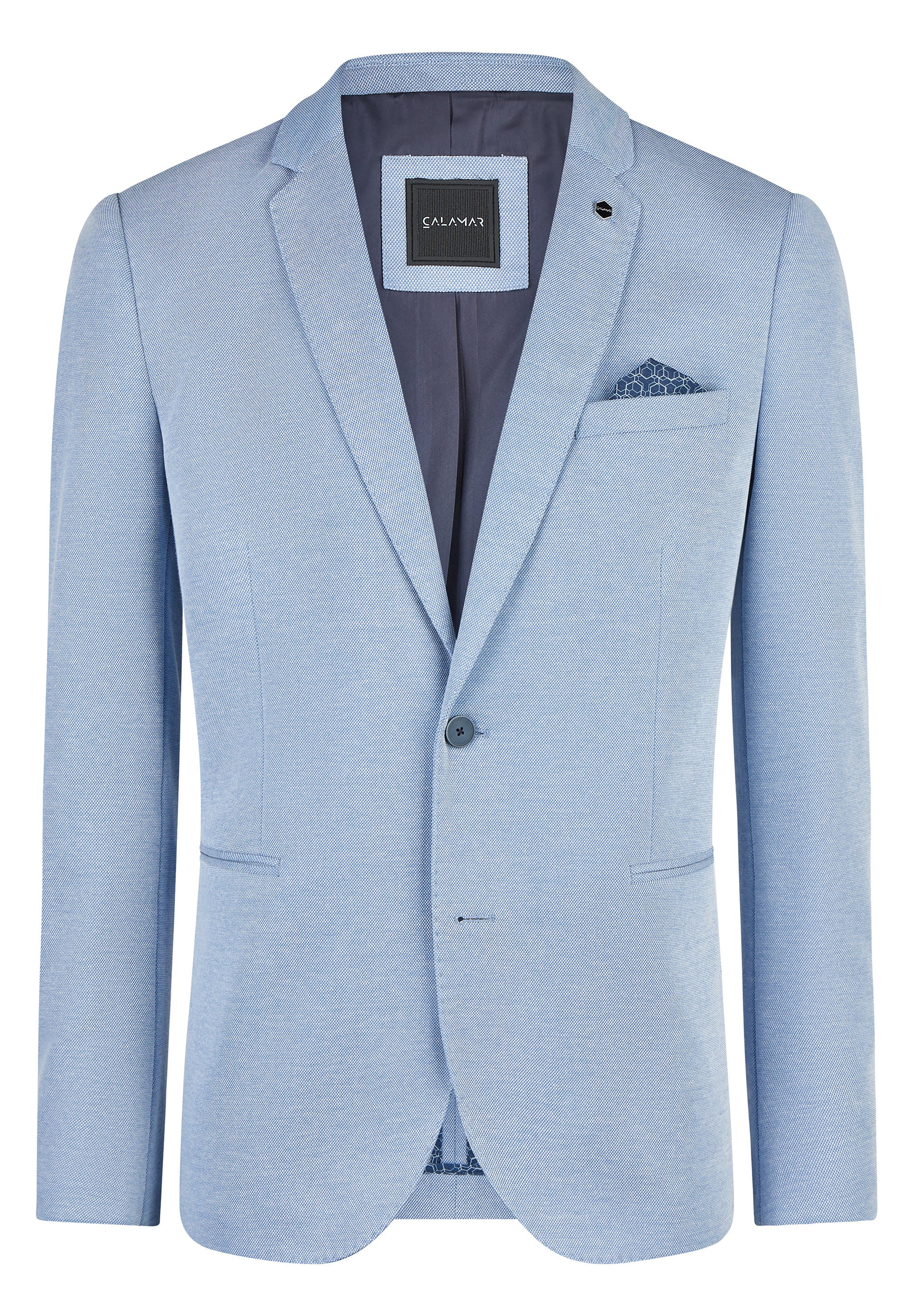 Sakko mit Paspeltaschen - 42 - Blau