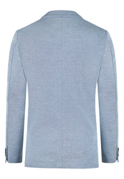 Sakko mit Paspeltaschen - 43 - Blau