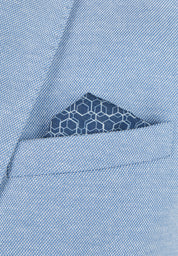 Sakko mit Paspeltaschen - 42 - Blau