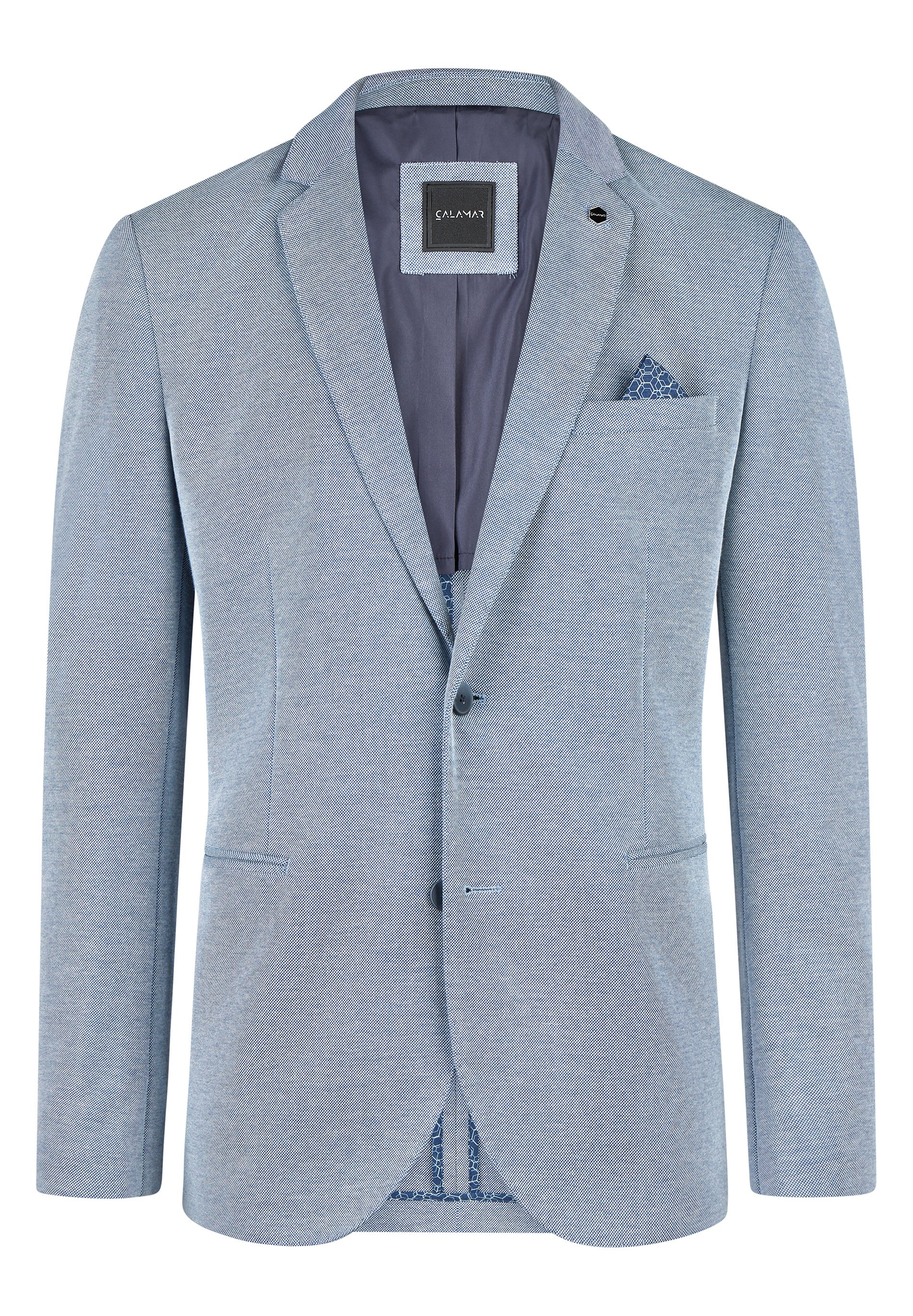 Sakko mit Paspeltaschen - 43 - Blau