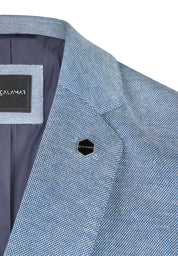 Sakko mit Paspeltaschen - 43 - Blau