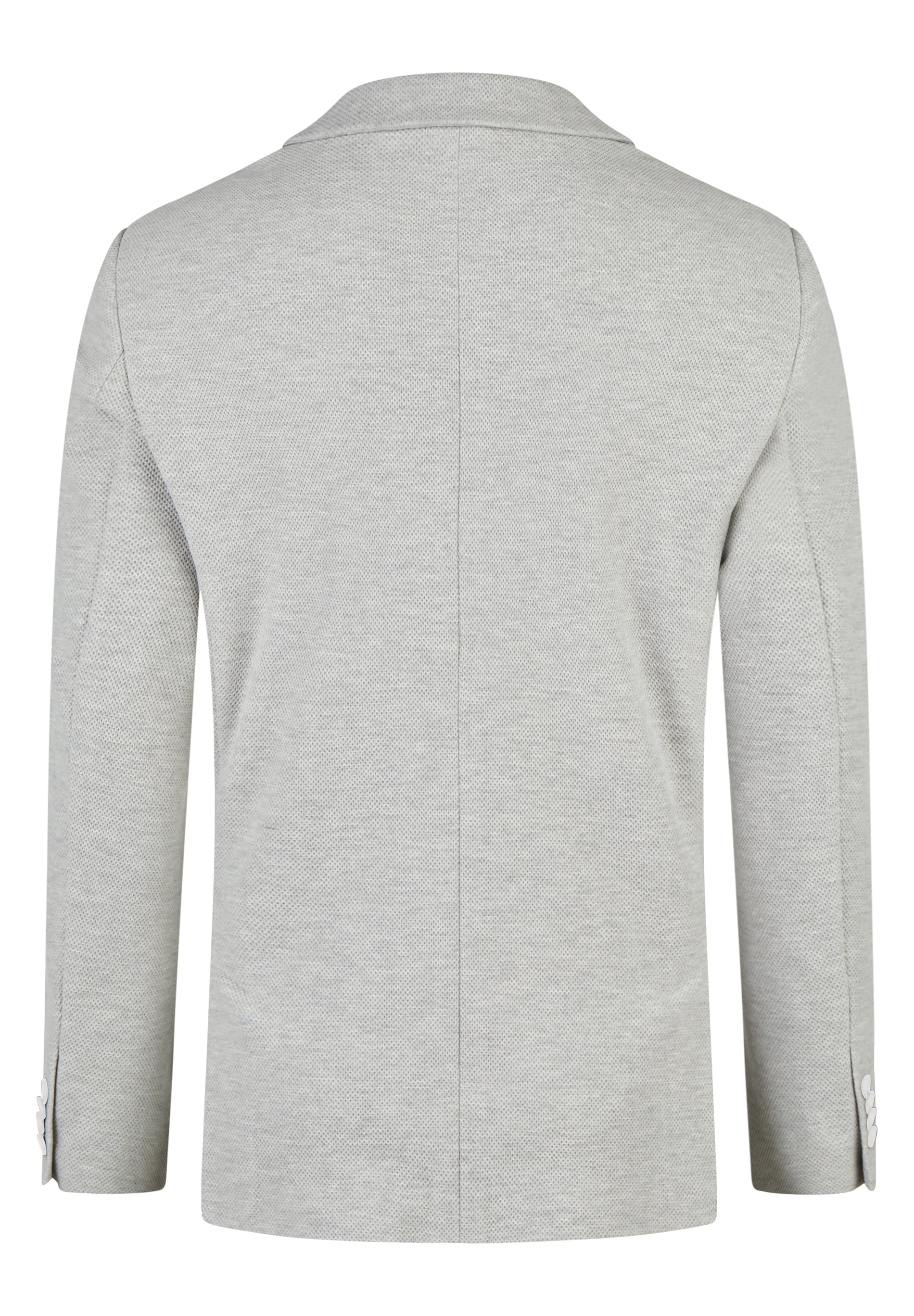 Sakko meliert mit aufgesetzten Taschen - 10 - Grau