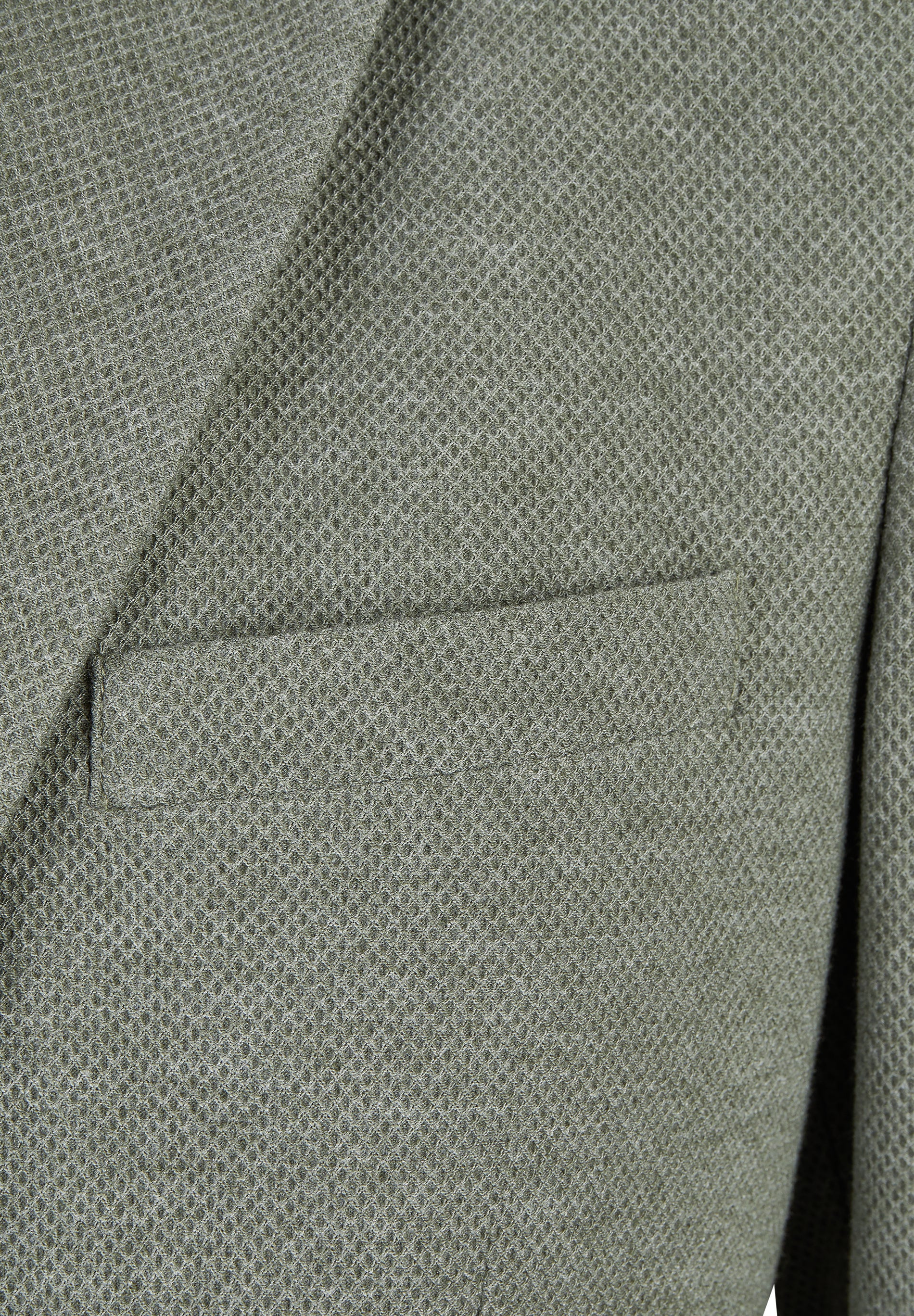 Sakko meliert mit aufgesetzten Taschen - 30 - Grün