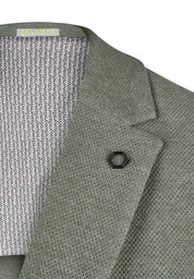 Sakko meliert mit aufgesetzten Taschen - 30 - Grün