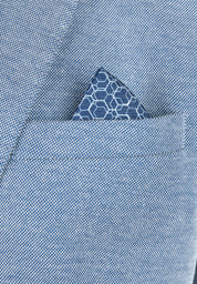 Sakko mit Paspeltaschen - 43 - Blau