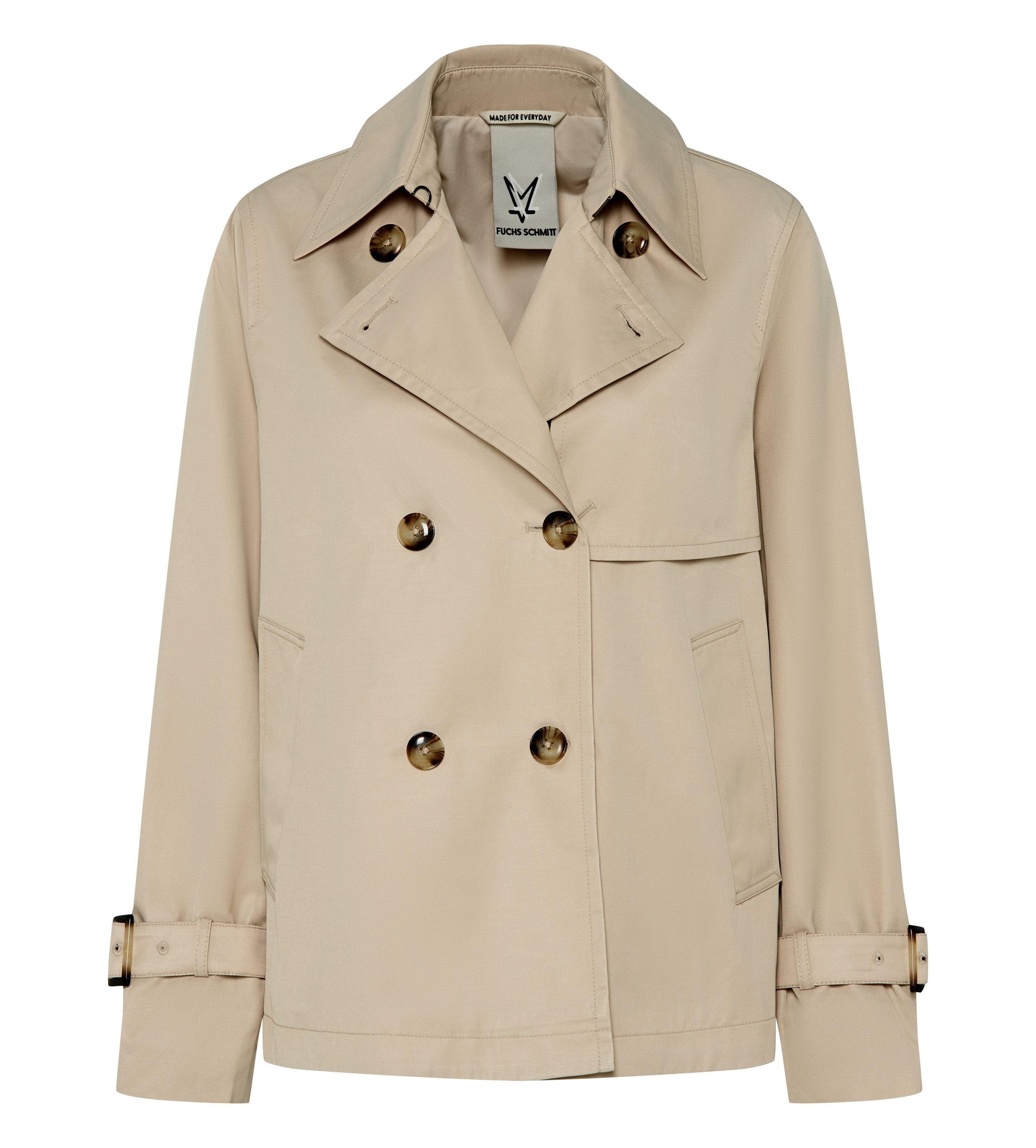 Übergangsjacke mit Reversekragen - 0011 - Beige