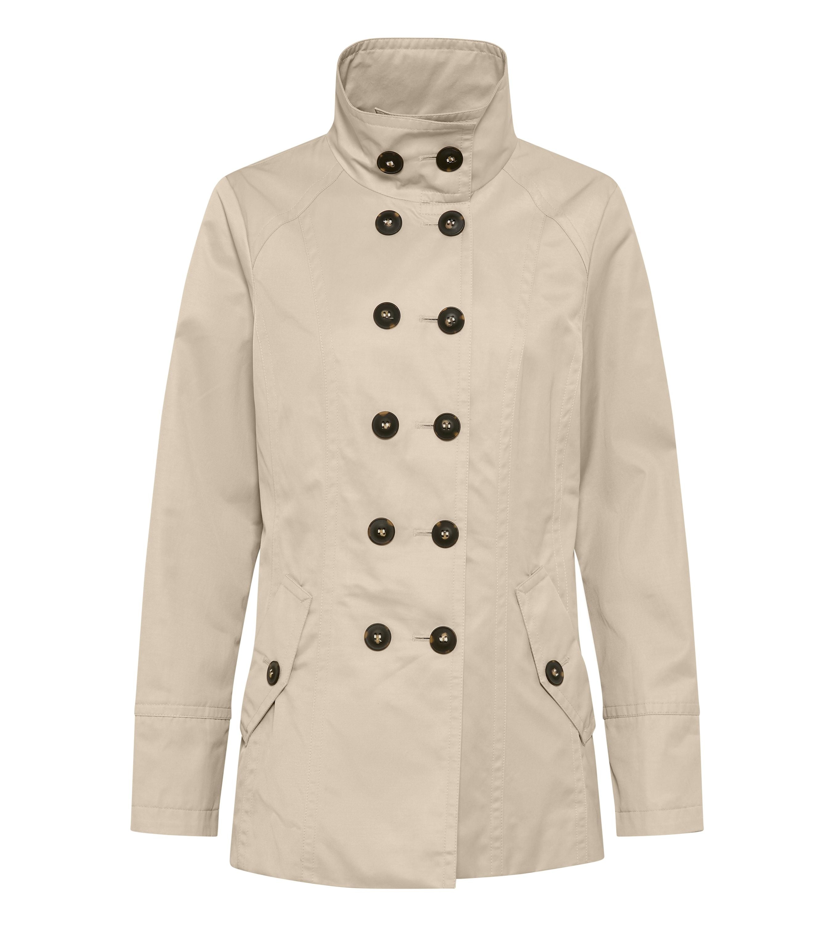 Übergangsjacke mit Stehkragen - 0011 - Beige