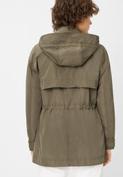 Kurzparka mit Kapuze - 0031 - Grün