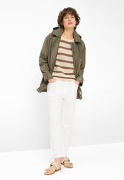 Kurzparka mit Kapuze - 0031 - Grün