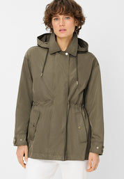 Kurzparka mit Kapuze - 0031 - Grün