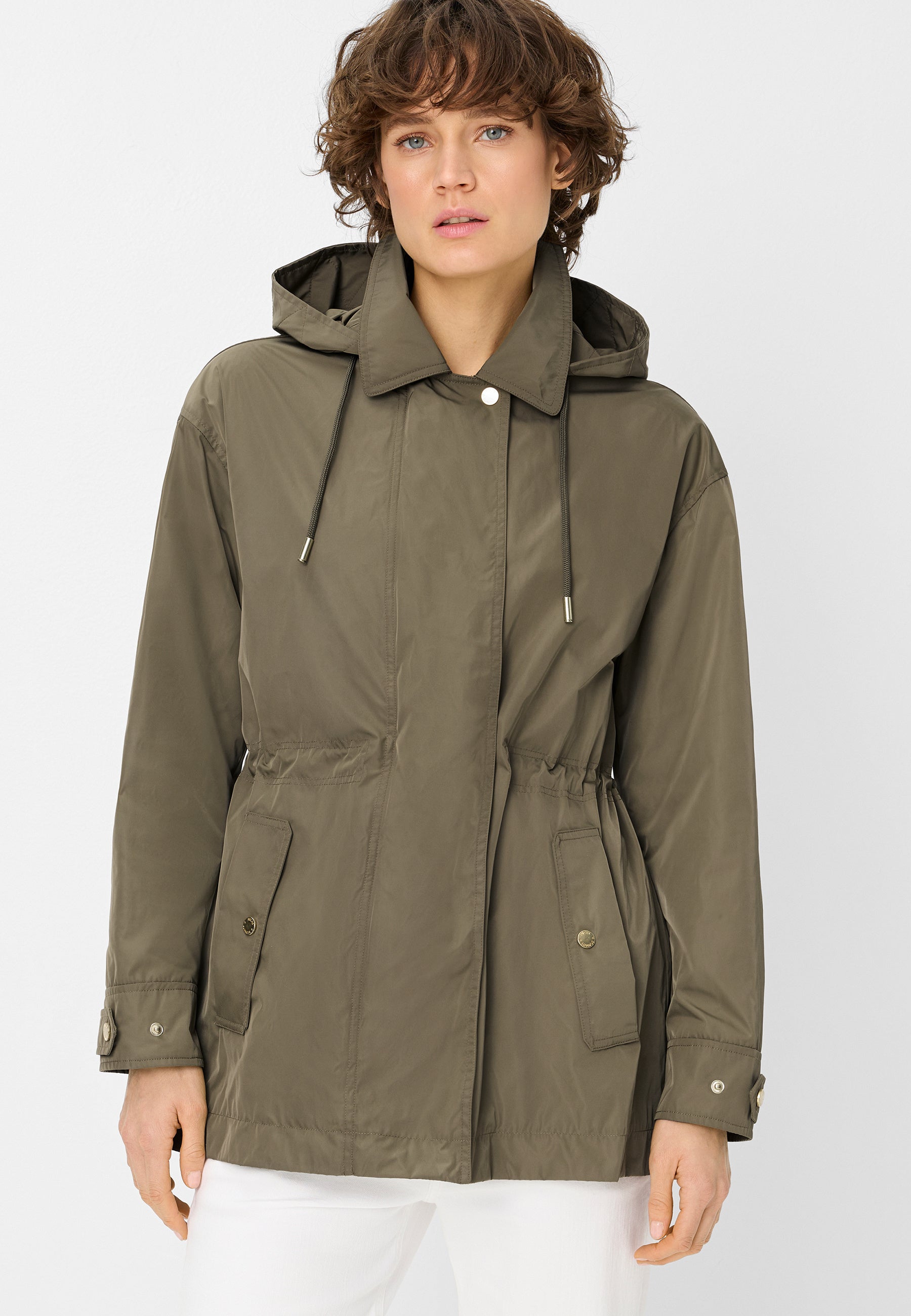 Kurzparka mit Kapuze - 0031 - Grün