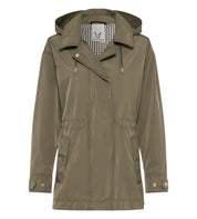 Kurzparka mit Kapuze - 0031 - Grün