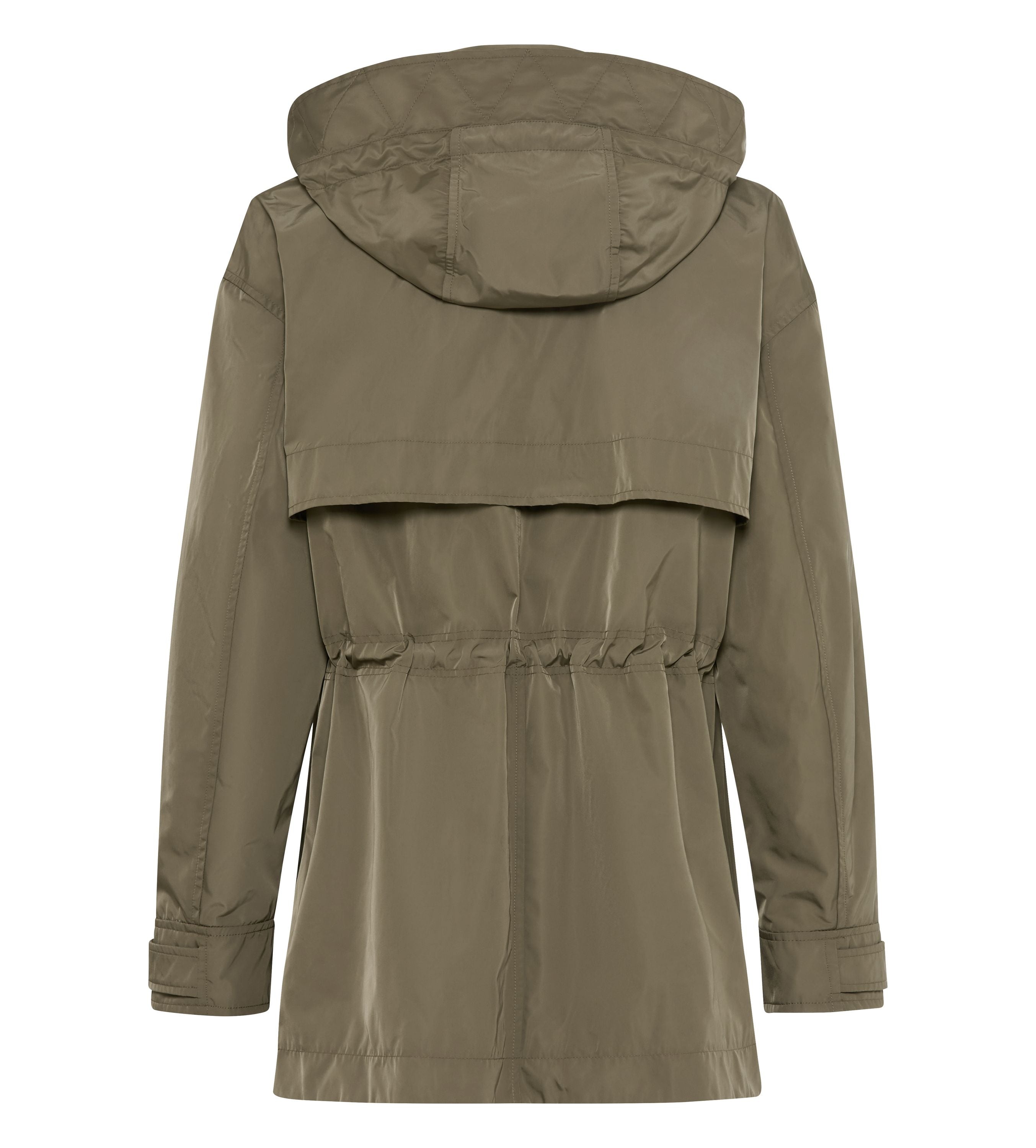 Kurzparka mit Kapuze - 0031 - Grün