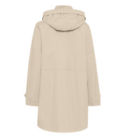 Regenmantel mit Kapuze - 0120 - Beige