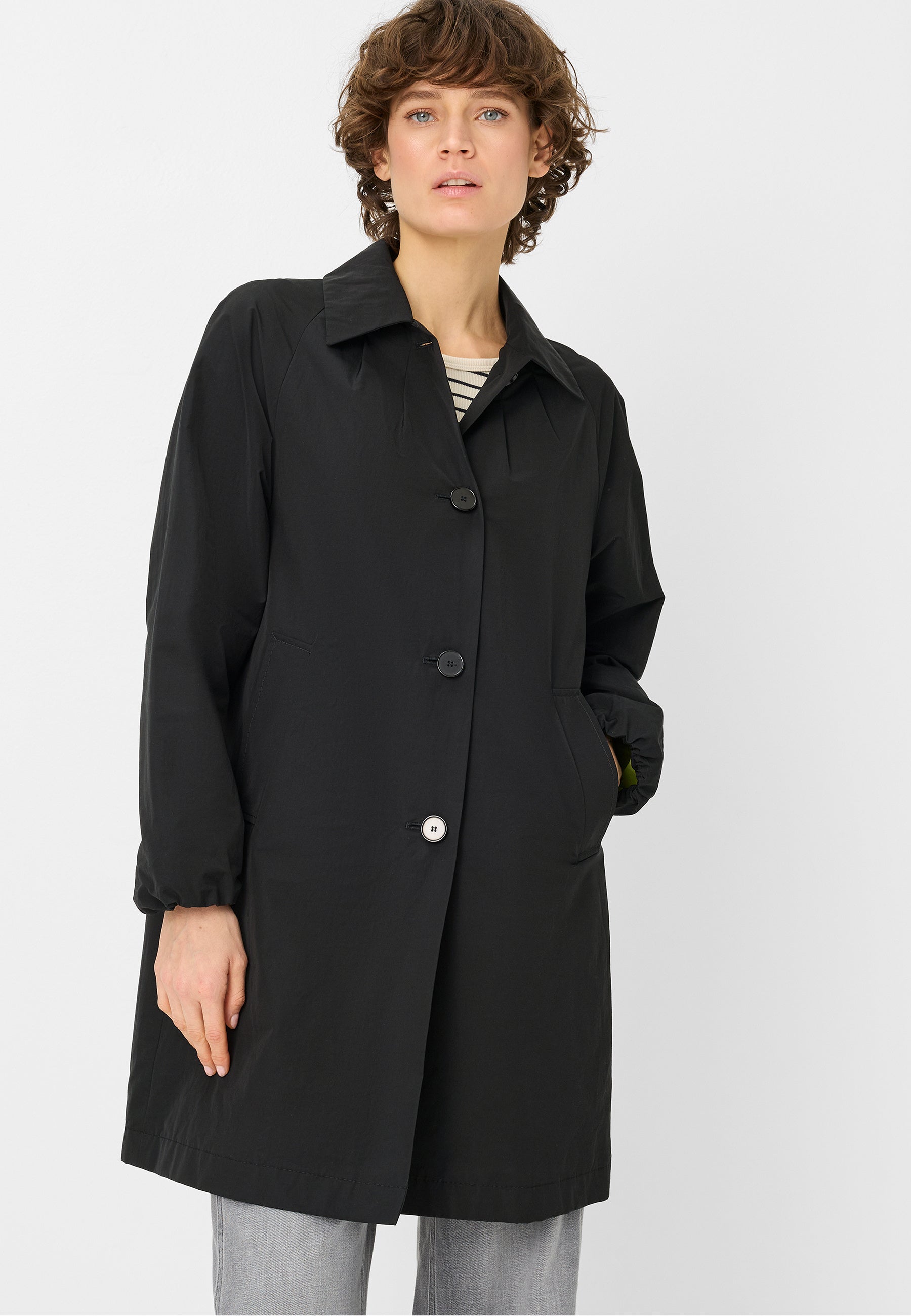 Kurzmantel PROVENCE - 0100 - Schwarz