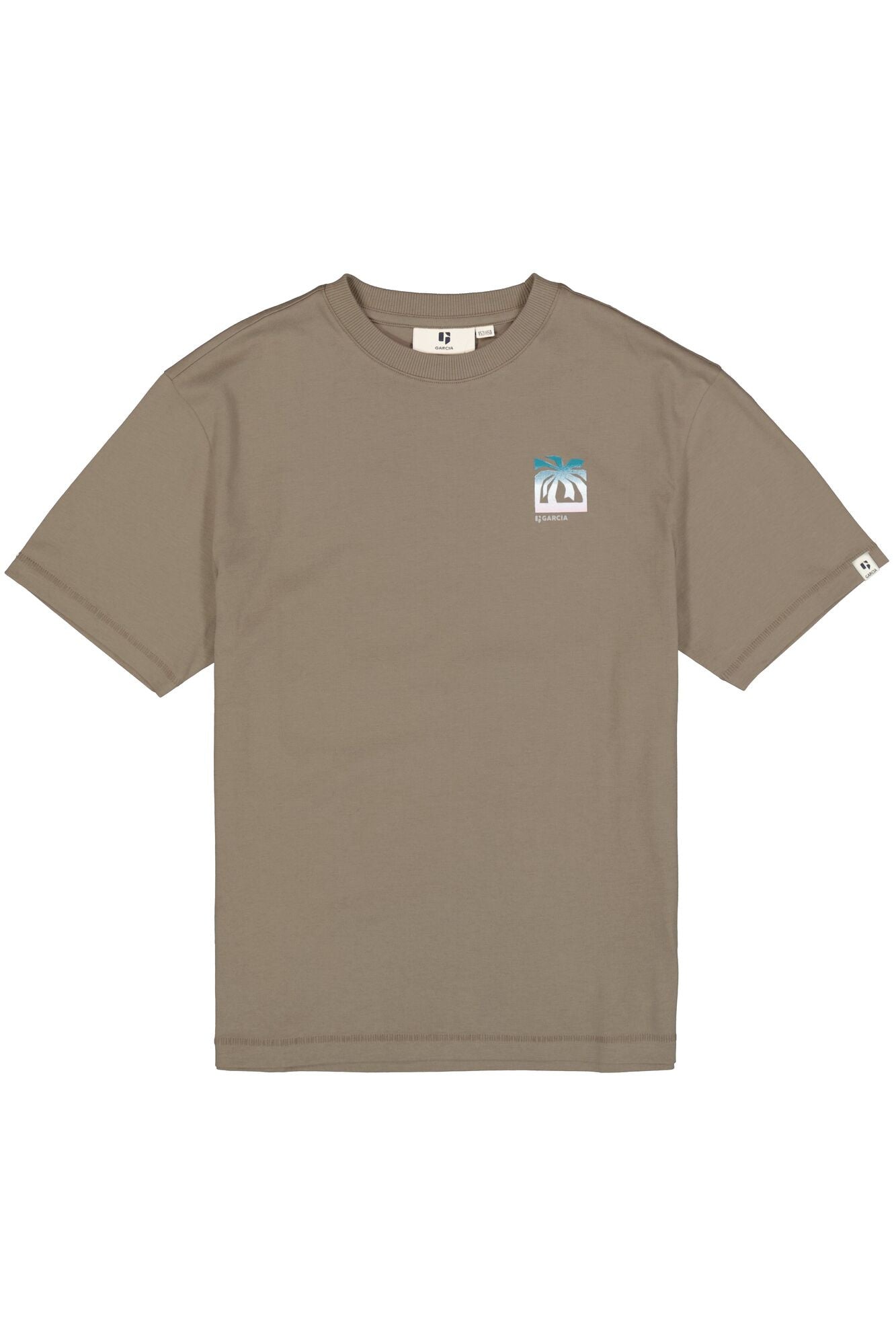 T-Shirt aus Baumwolle - 5068-taupe grey - Braun