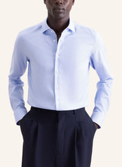 Businesshemd Slim Fit aus Baumwolle - 14 - Blau