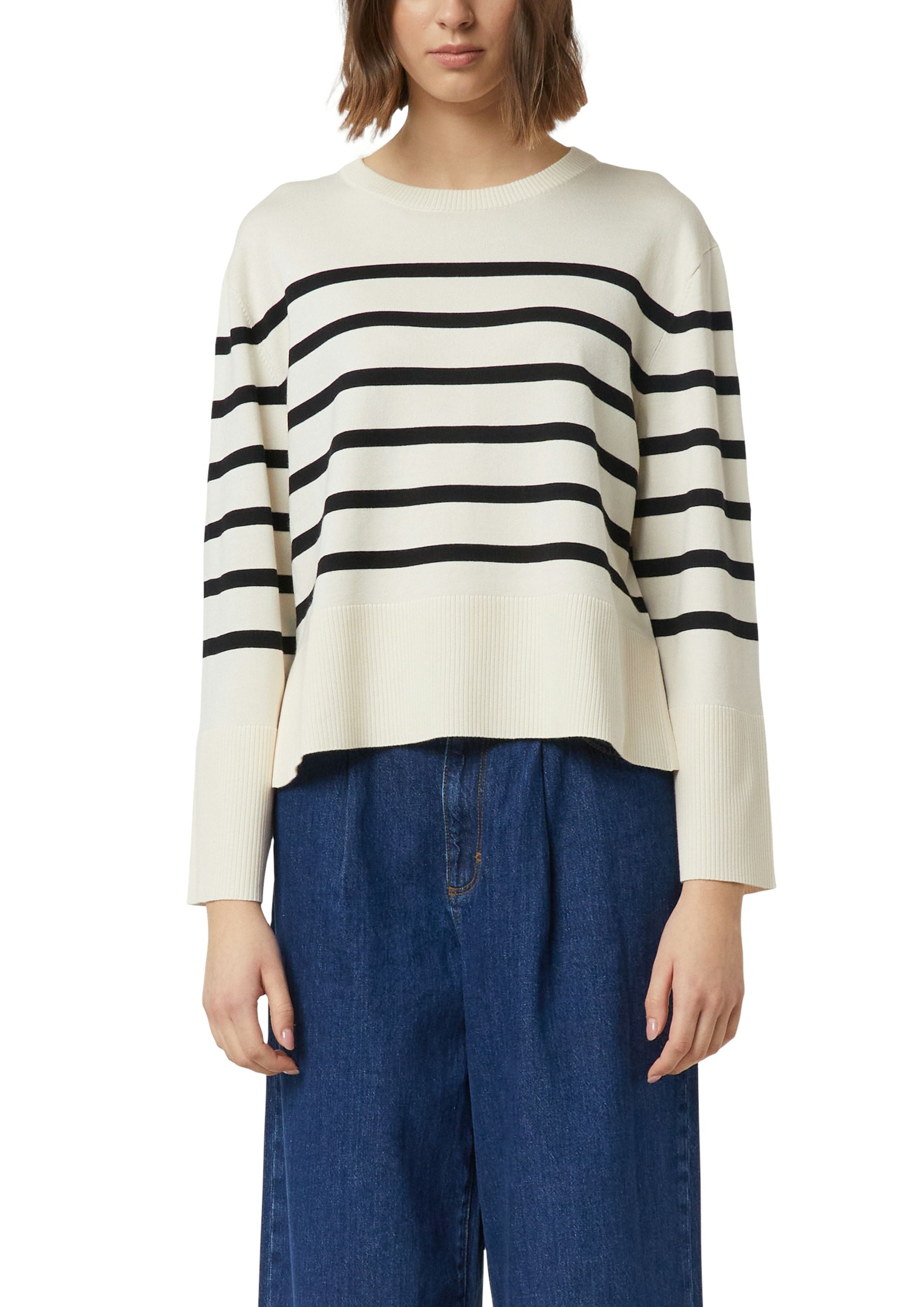 Strickpullover - 04G6-WHITE - Beige | Schwarz