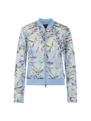 Strickcardigan aus Baumwollmix - 319 - Blau