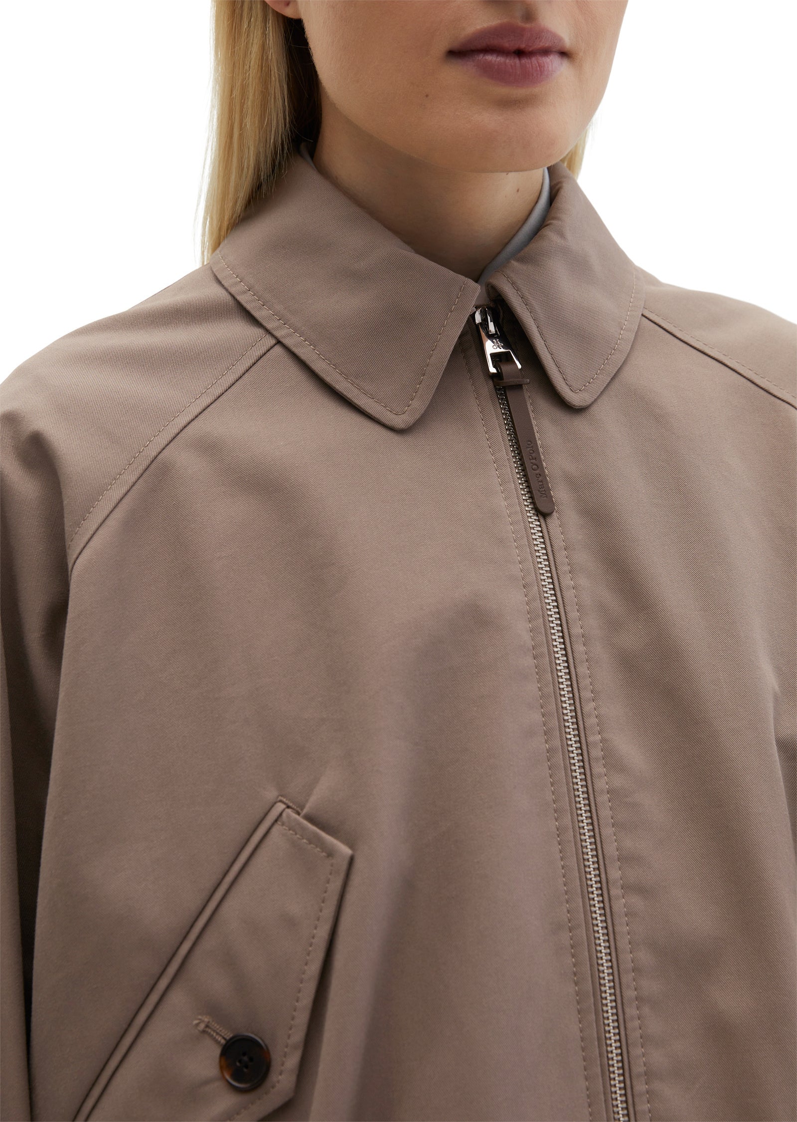 Blouson aus Baumwollmix - 1971-Chalky Brown - Braun