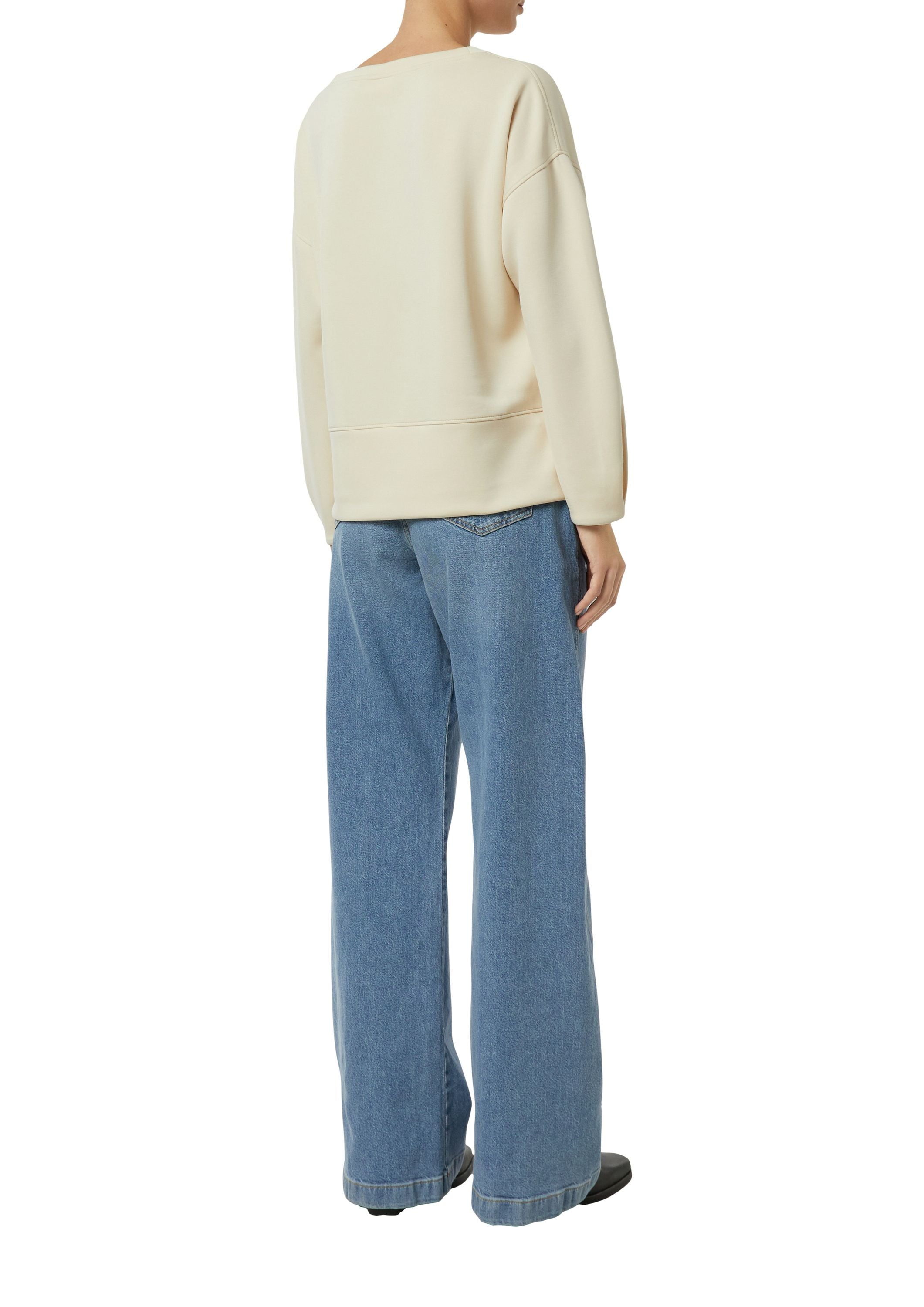 Sweatshirt aus Viskosemix - 8102-BROWN - Beige