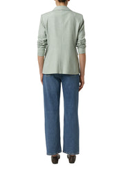 Blazer aus Viskosemix - 62K1-BLUE GREEN - Grün