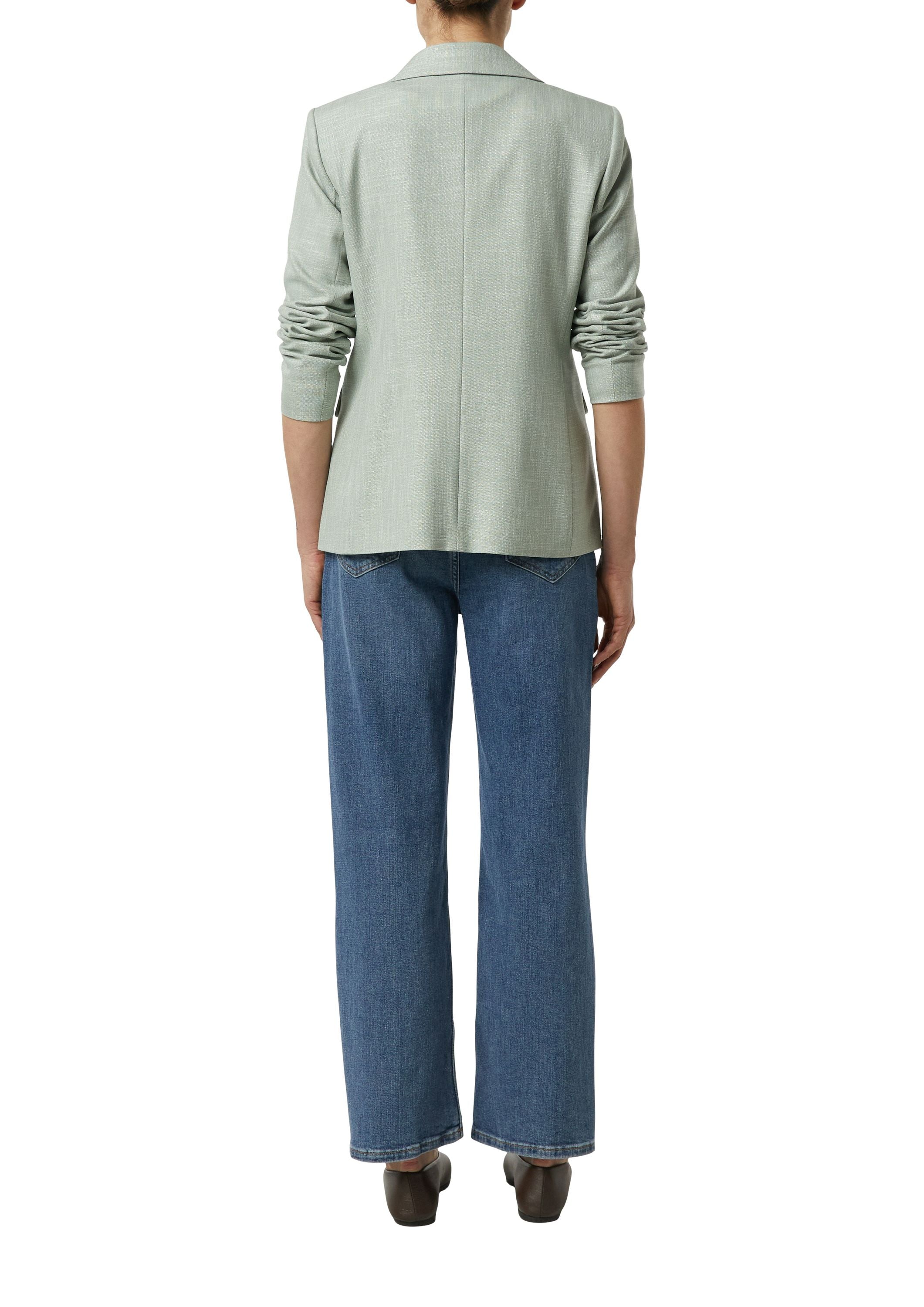 Blazer aus Viskosemix - 62K1-BLUE GREEN - Grün