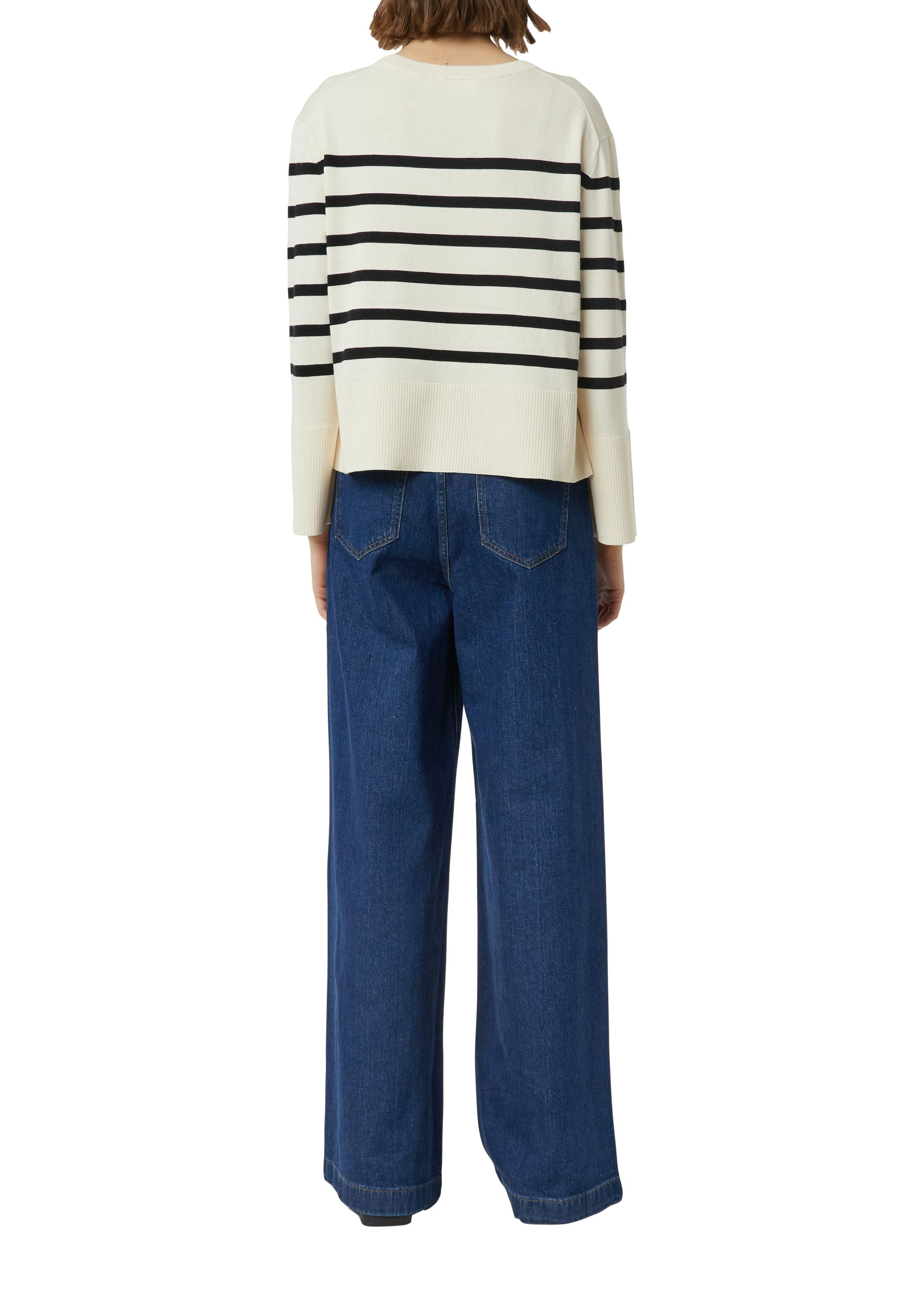 Strickpullover - 04G6-WHITE - Beige | Schwarz