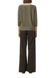 Strickpullover aus Viskosemix - 7992-GREEN - Grün