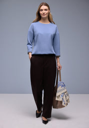 Sweatshirt aus Modalmix - 17453-bonnet blue - Blau