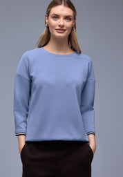 Sweatshirt aus Modalmix - 17453-bonnet blue - Blau