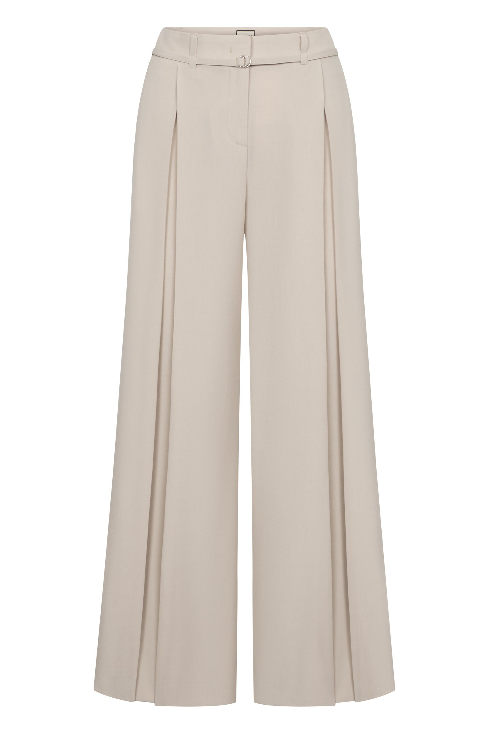 Bundfaltenhose STACEY Wide Leg - 925-Quarz - Beige
