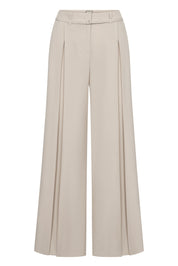 Bundfaltenhose STACEY Wide Leg - 925-Quarz - Beige