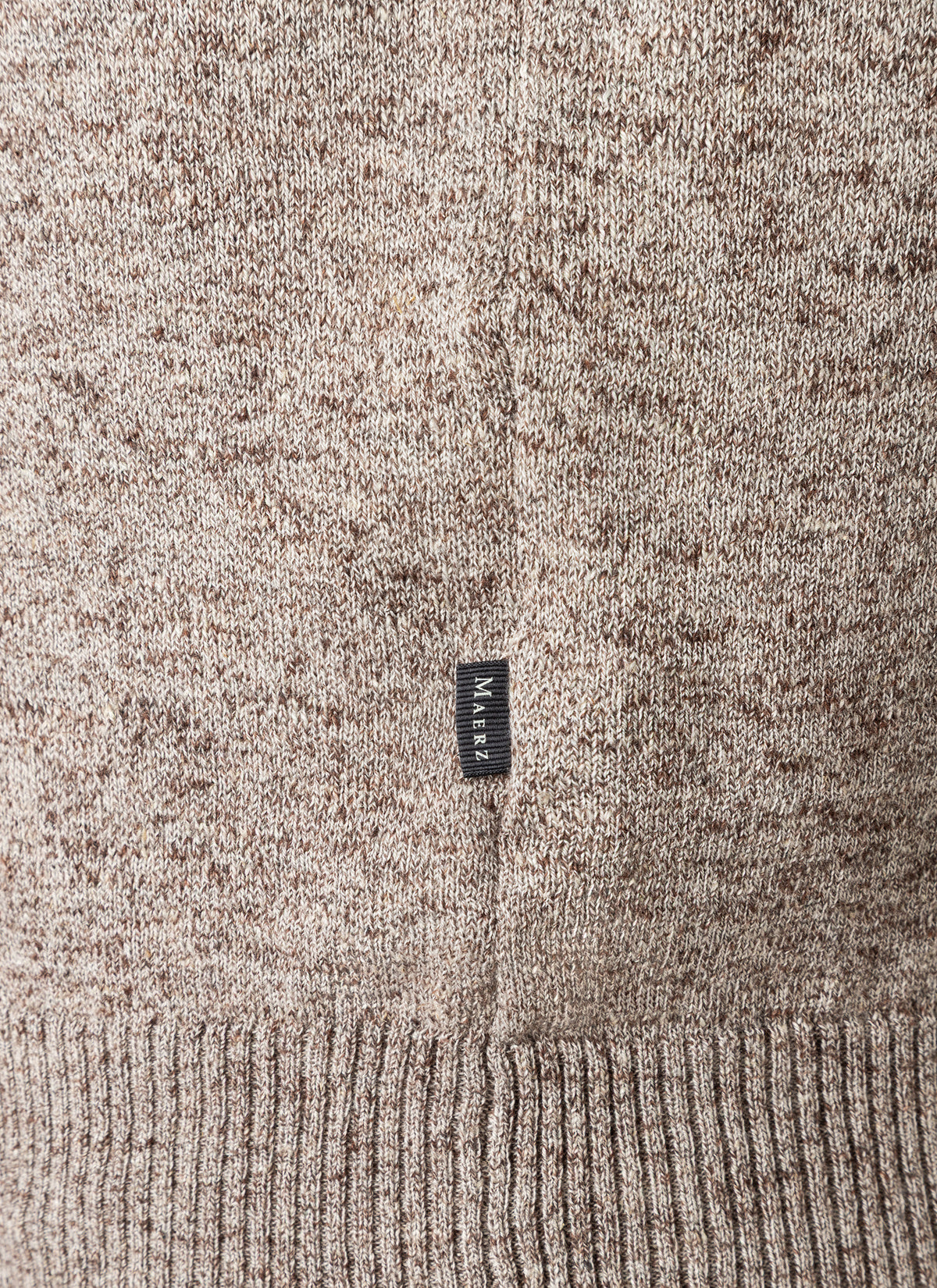 Strickpullover aus Baumwollmix - 182 - Braun