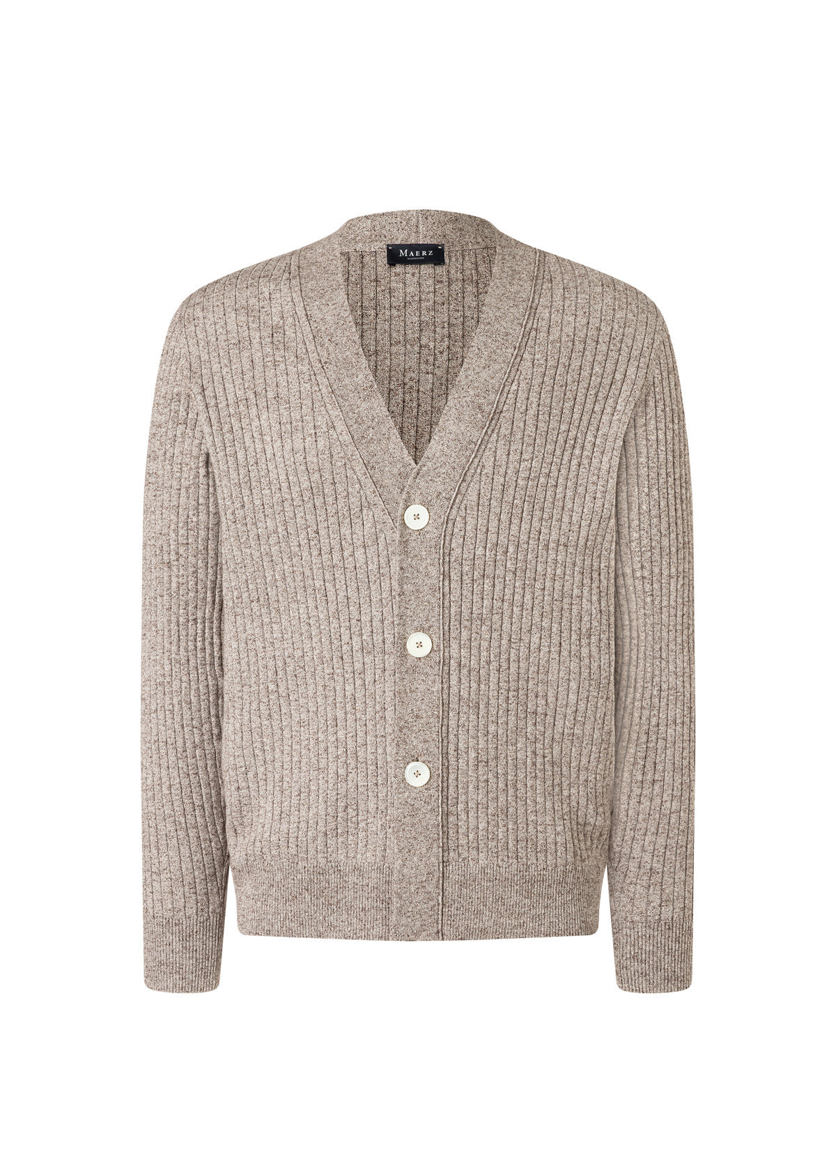 Strickcardigan aus Baumwollmix - 182 - Braun