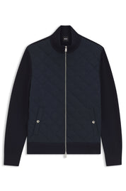 Hybridjacke UBON aus Schurwolle - 404-Dark Blue - Blau