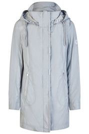 Parka mit abnehmbarer Kapuze - 746-dove blue - Blau
