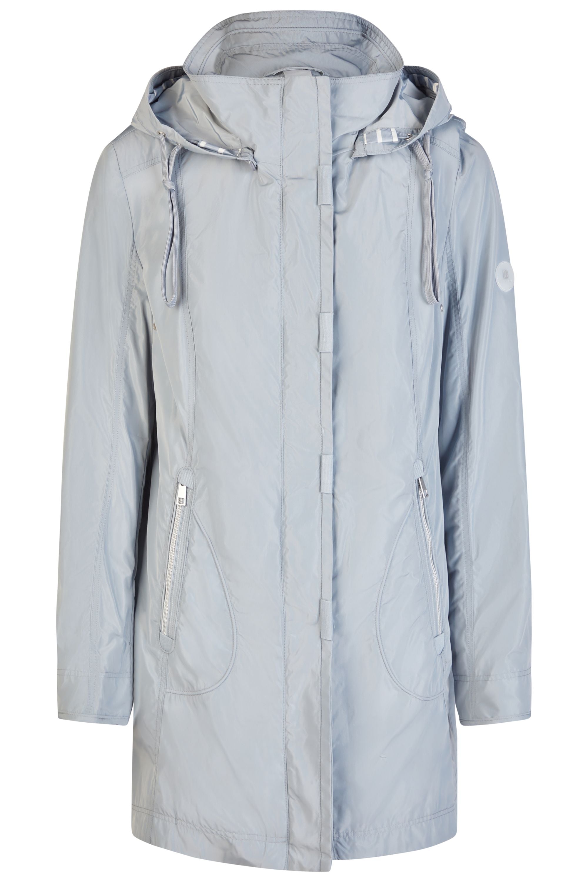 Parka mit abnehmbarer Kapuze - 746-dove blue - Blau