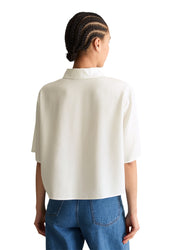 Bluse aus Lyocell - 1183-Silky White - Weiß